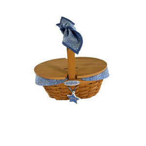 2000 Longaberger Century Celebration w/Liner Protector Lid & Tie-On